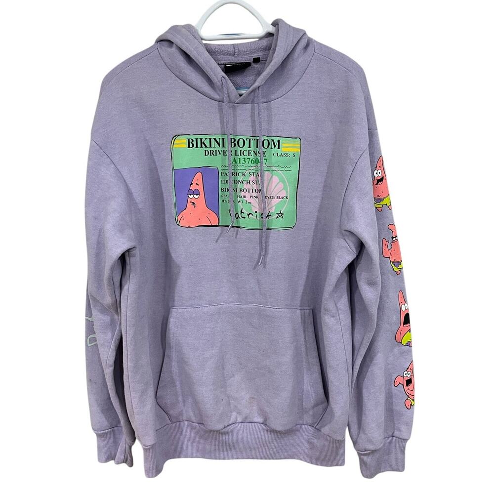 Nickelodeon Size‎ Med Patrick Star Hoodie Bikini Bottom Graphic
